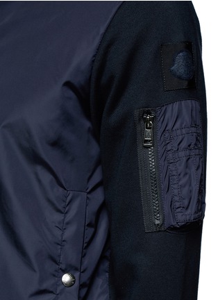 Detail View - Click To Enlarge - MONCLER - Windbreaker front zip hoodie
