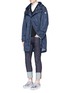 Figure View - Click To Enlarge - MONCLER - 'Jeanpierre' fishtail rain coat