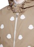 Detail View - Click To Enlarge - MONCLER - 'Jehan' empty logo patch hood jacket