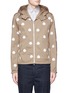 Main View - Click To Enlarge - MONCLER - 'Jehan' empty logo patch hood jacket