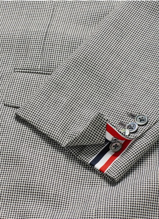Detail View - Click To Enlarge - THOM BROWNE  - Glen plaid and houndstooth wool blazer