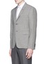 Front View - Click To Enlarge - THOM BROWNE  - Glen plaid and houndstooth wool blazer