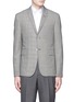 Main View - Click To Enlarge - THOM BROWNE  - Glen plaid and houndstooth wool blazer