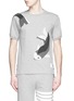Main View - Click To Enlarge - THOM BROWNE  - Fish patchwork jersey T-shirt