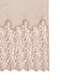 Detail View - Click To Enlarge - VALENTINO GARAVANI - Metallic floral guipure lace cashmere-silk scarf