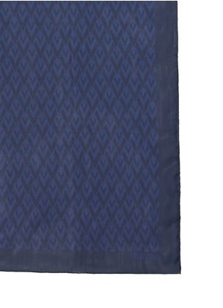 Detail View - Click To Enlarge - VALENTINO GARAVANI - Logo print silk gauze scarf