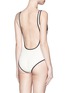 Back View - Click To Enlarge - SOLID & STRIPED - 'The Anne-Marie' low back swimsuit
