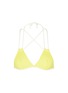 Main View - Click To Enlarge - SOLID & STRIPED - 'The Lily' solid triangle bikini top