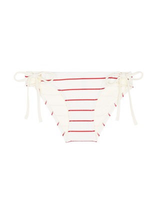 Main View - Click To Enlarge - SOLID & STRIPED - 'The Lilly' stripe bikini tie bottoms