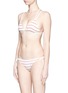 Figure View - Click To Enlarge - SOLID & STRIPED - 'The Lilly' stripe bikini tie bottoms