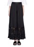 Main View - Click To Enlarge - VIX - 'Peggy' floral eyelet embroidery wide leg pants
