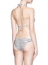 Back View - Click To Enlarge - VIX - 'Zebra Bia Tube' triangle bikini top