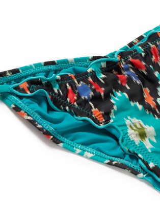 Detail View - Click To Enlarge - VIX - 'Rumis Ripple' ikat print tie bikini bottom