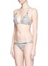 Figure View - Click To Enlarge - VIX - 'Zebra Bia Tube' ruched bikini bottom