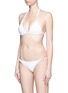 Figure View - Click To Enlarge - VIX - 'Paula' bead knot triangle bikini top