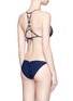 Back View - Click To Enlarge - VIX - 'Lucy' lattice back bead triangle bikini top