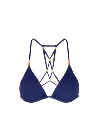 Main View - Click To Enlarge - VIX - 'Lucy' lattice back bead triangle bikini top