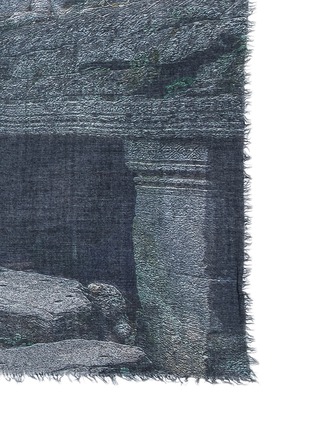 Detail View - Click To Enlarge - TILO - 'Angkor Wat' print modal-cashmere scarf