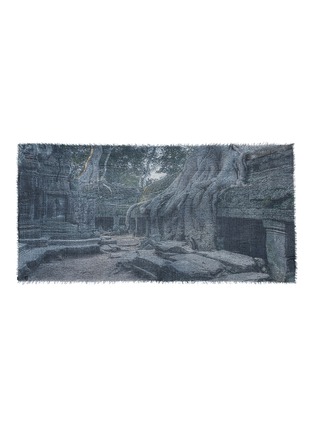 Main View - Click To Enlarge - TILO - 'Angkor Wat' print modal-cashmere scarf