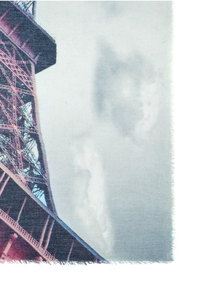 Detail View - Click To Enlarge - TILO - Eiffel Tower' print modal-cashmere scarf