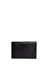 Back View - Click To Enlarge - ALEXANDER MCQUEEN - Skull clasp embossed leather envelope clutch