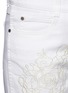 Detail View - Click To Enlarge - STELLA MCCARTNEY - Metallic embroidery brocade patchwork boyfriend jeans