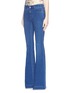 Front View - Click To Enlarge - STELLA MCCARTNEY - '70's Flare' slim stretch jeans