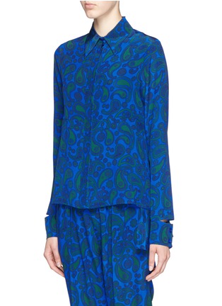 Front View - Click To Enlarge - STELLA MCCARTNEY - 'Paisley Lindy' silk shirt