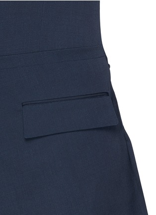 Detail View - Click To Enlarge - STELLA MCCARTNEY - Wrap skirt wool dress