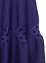 Detail View - Click To Enlarge - ALAÏA - 'Rosace' velour embroidery knit flared dress