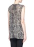 Back View - Click To Enlarge - HAIDER ACKERMANN - Leopard print wool blend tank top