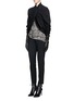 Figure View - Click To Enlarge - HAIDER ACKERMANN - Leopard print wool blend tank top