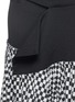 Detail View - Click To Enlarge - HAIDER ACKERMANN - Checkerboard pattern wool blend plissé skirt