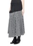 Front View - Click To Enlarge - HAIDER ACKERMANN - Checkerboard pattern wool blend plissé skirt
