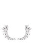 Main View - Click To Enlarge - CZ BY KENNETH JAY LANE - Marquise cut cubic zirconia crescent ear cuffs