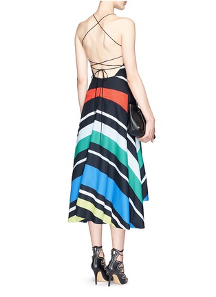 Figure View - Click To Enlarge - 72723 - 'Valencia' stripe crepe dress