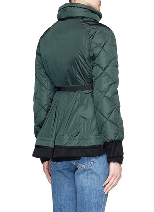 Back View - Click To Enlarge - MONCLER - 'Maintenon' diamond quilted down jacket