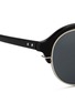 Detail View - Click To Enlarge - KRIS VAN ASSCHE - x Linda Farrow round half acetate frame sunglasses