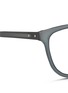 Detail View - Click To Enlarge - KRIS VAN ASSCHE - x Linda Farrow oversize round D-frame acetate optical glasses
