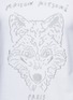 Detail View - Click To Enlarge - MAISON KITSUNÉ - Fox embroidery cotton sweatshirt