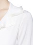 Detail View - Click To Enlarge - LANVIN - Ribbon trim cashmere silk cardigan