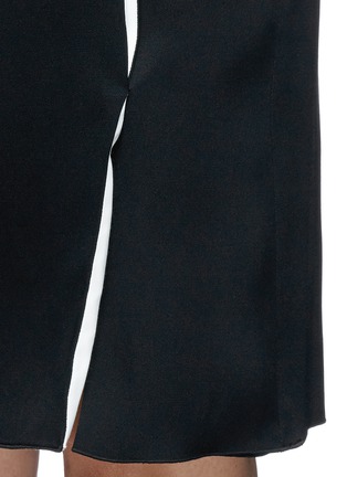Detail View - Click To Enlarge - LANVIN - Contrast bow straight skirt