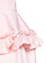 Detail View - Click To Enlarge - J BRAND X SIMONE ROCHA - Ruffle tier cotton twill dress