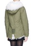 Back View - Click To Enlarge - MR & MRS ITALY - 'Giovana' mini raccoon and fox fur parka