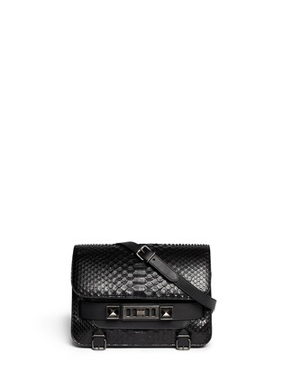 Main View - Click To Enlarge - PROENZA SCHOULER - PS11 Classic python leather bag