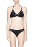 Main View - Click To Enlarge - JETS - Vision sheer panel triangle bikini top