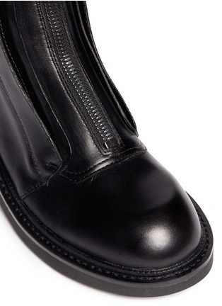 Detail View - Click To Enlarge - ASH - 'Space' front zip leather boots
