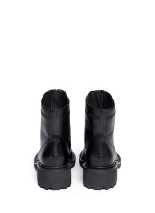 Back View - Click To Enlarge - ASH - 'Space' front zip leather boots