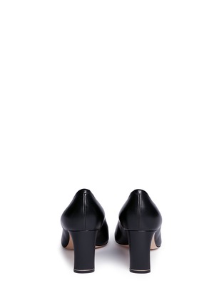 Back View - Click To Enlarge - NICHOLAS KIRKWOOD - 'Maeva' faux pearl heel leather pumps