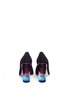 Back View - Click To Enlarge - NICHOLAS KIRKWOOD - 'Zaha' ombré cylindrical heel suede pumps